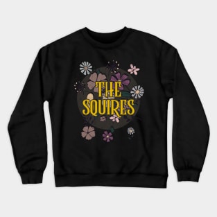 Aesthetic Squires Proud Name Flowers Retro Styles Crewneck Sweatshirt